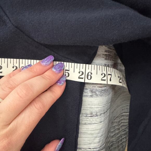 The North Face 1/4-Snap Fleece Pullover Navy Men's XL - Picture 6 of 7